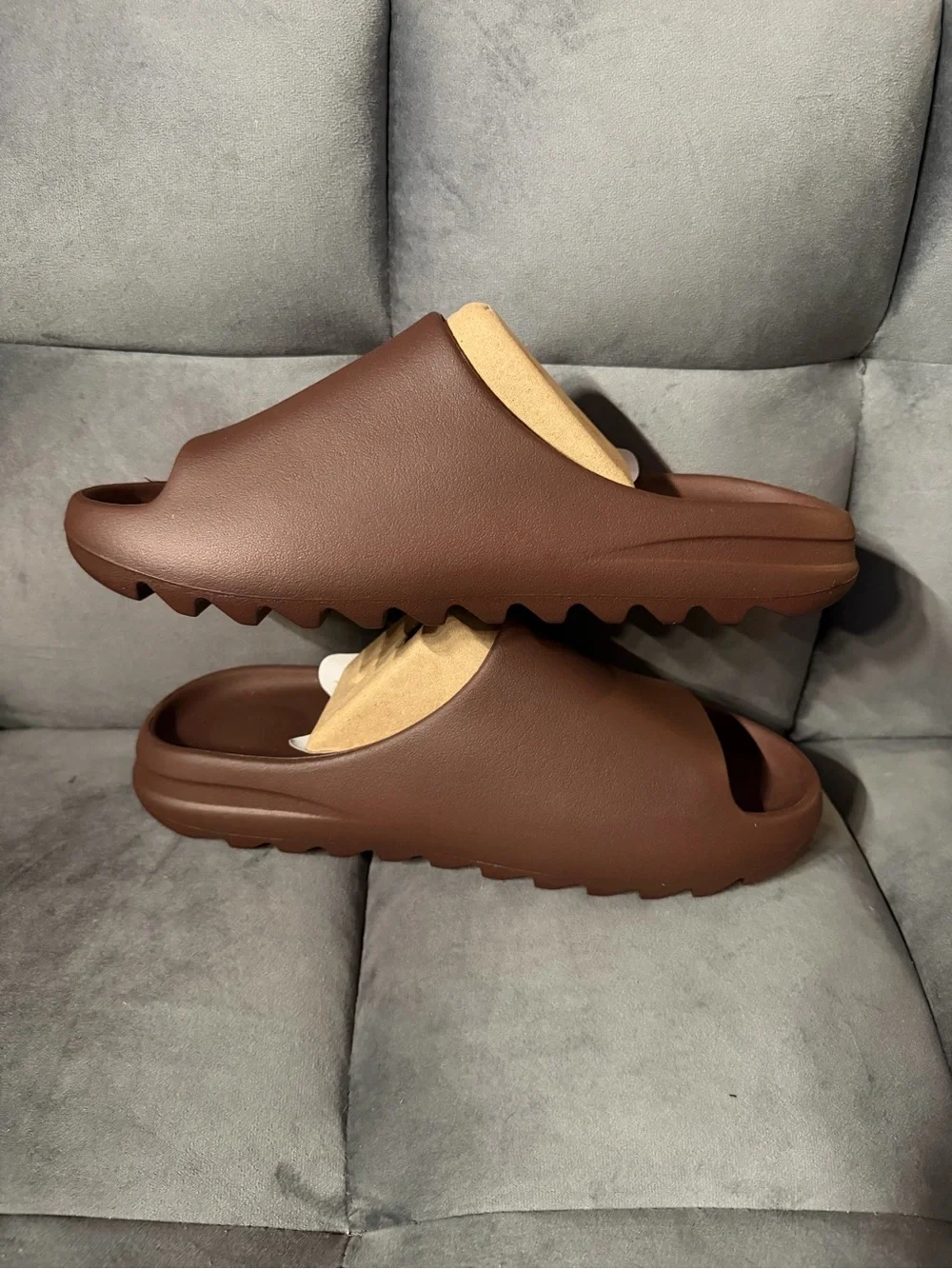Yeezy Slides YS-01 Fudge US Size 13M/14W New with Original Bag not a box